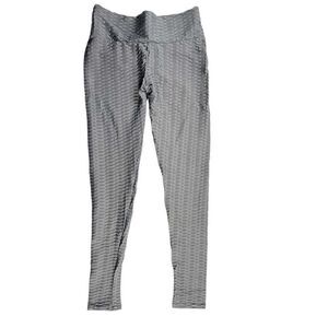 HoneyComb Leggings Bundle  Gray and Black Large